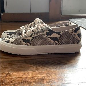 Superga snakeskin sneakers- NWT!!